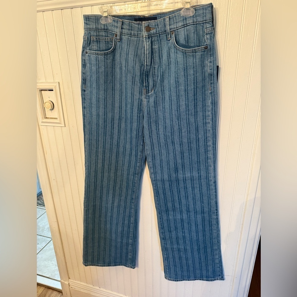 New with tags Veronica Beard Crosbie Wide Leg Loafer with Stripes 31